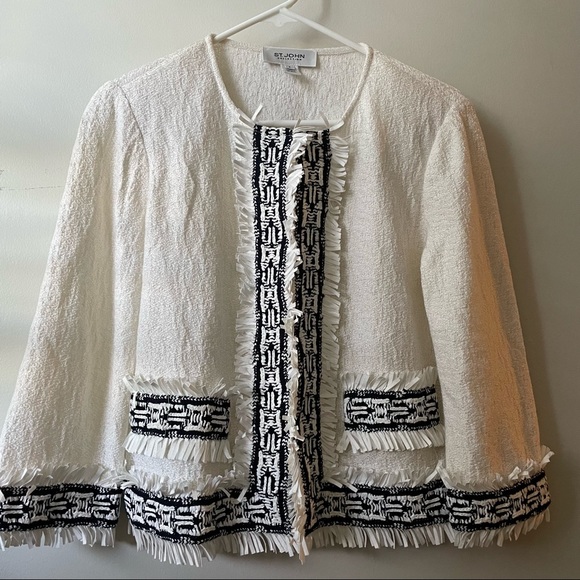 ST. JOHN COLLECTION Claire cropped jacket - Picture 3 of 11